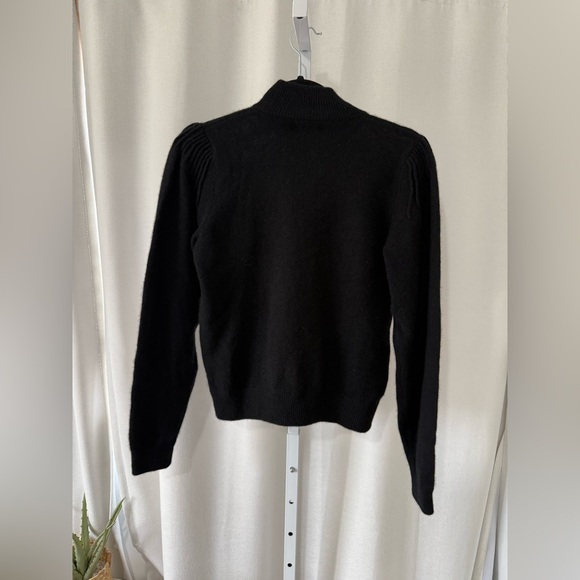 Bloomingdales aqua cashmere turtle neck sweater NO OFFERS CONSIDERED - Picture 3 of 7